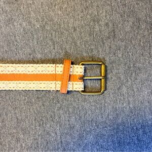 Brown and Cream Lacey Women's Belt